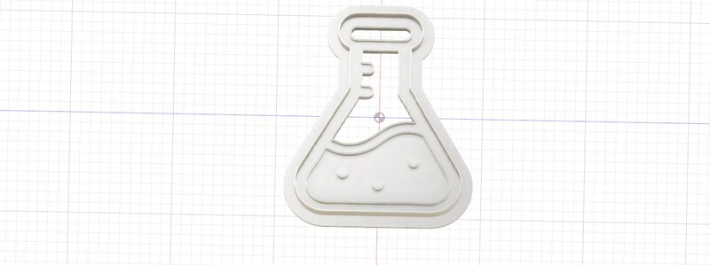 3D Printed Lab Beaker Cookie Cutter